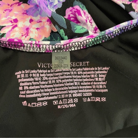 New! Victoria's Secret VS Shine Hardware One-Shoulder Swimsuit 37151 - Picture 5 of 6